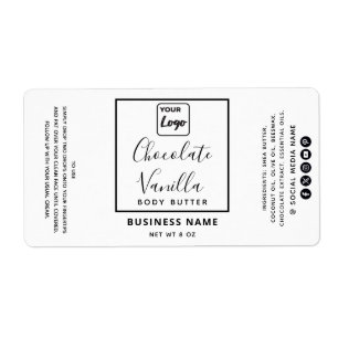Étiquette Typographie professionnelle noir blanc logo produi