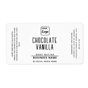Étiquette Typographie professionnelle noir blanc logo produi