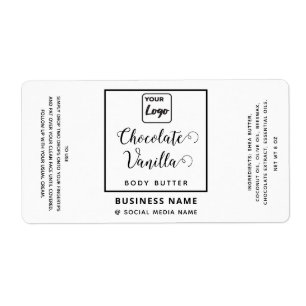 Étiquette Typographie professionnelle noir blanc logo produi