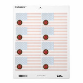 Étiquette U.S. Marines: Colonel (USMC Col) [3D] (Feuille entière)