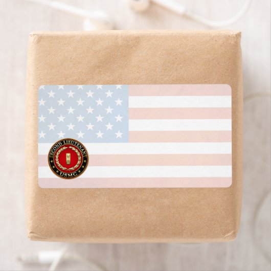 Étiquette U.S. Marines: Second Lieutenant (USMC 2ndLt) [3D] (En situation)