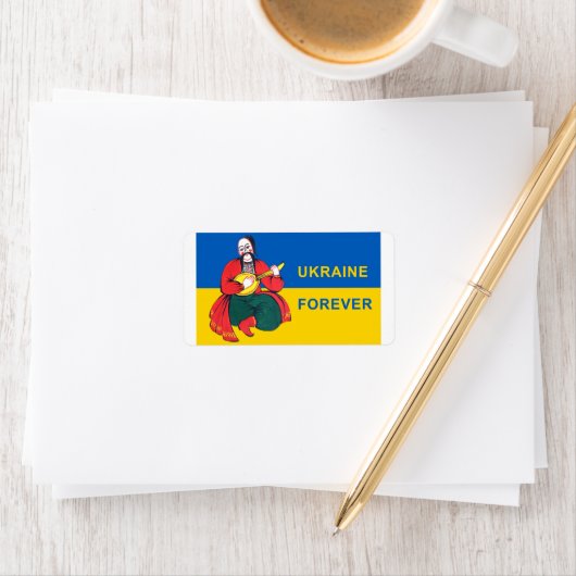 Étiquette Ukraine éternelle (En situation)