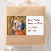 Étiquette Un ange joue à Flageolet (En situation)