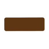 Étiquette un arrière - plan marron avec une bordure blanche_ (Devant)