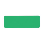 Étiquette un arrière - plan vert avec une bordure blanche (Devant)