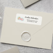 Étiquette Un Baby shower de petite fille doux