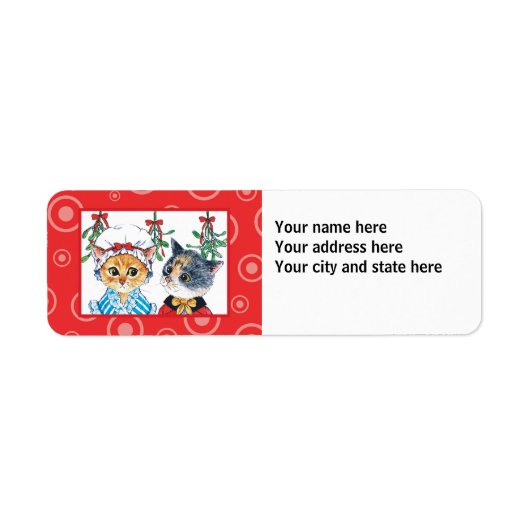 Étiquette Un baiser sous le mistletoe (Devant)