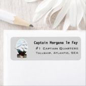 Étiquette Un bateau pirate (En situation)