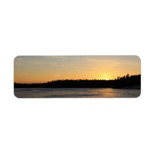 Étiquette Un coucher du soleil gelé