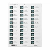 Étiquette Un dragon de glace génial (Feuille entière)