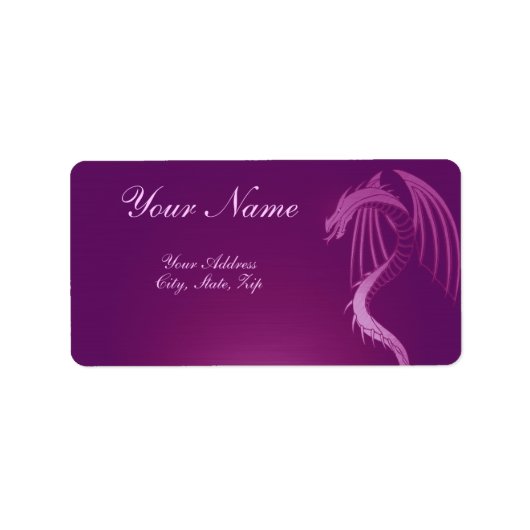 Étiquette Un Dragon Ombre 4 (Devant)