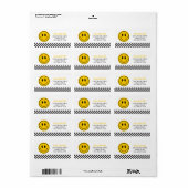 Étiquette Un joyeux mec à visage joyeux garçon 1er anniversa (Feuille entière)