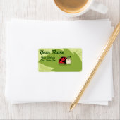 Étiquette Un Ladybug (En situation)