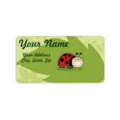 Étiquette Un Ladybug (Devant)