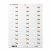 Étiquette Un lion de mer heureux (Feuille entière)