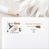 Étiquette Un mignon fantôme de bébé (En situation)