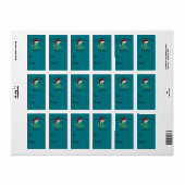 Étiquette Un Noël Sucré Sans Pipe (Feuille entière)