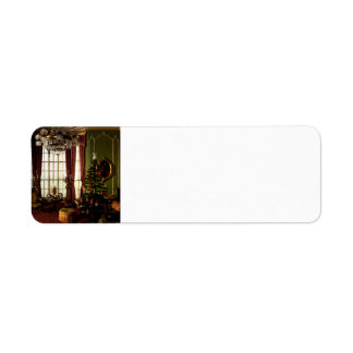 Étiquette Un Noël victorien - Adresse de retour