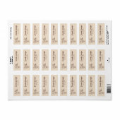 Étiquette Un peu plus âgé Espresso Martini 30e anniversaire (Feuille entière)