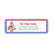 Étiquette Un très joyeux Noël Doggie (Devant)