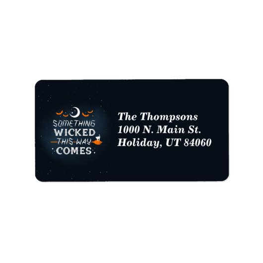 Étiquette Une erreur de cette façon vient adresse de retour (Devant)