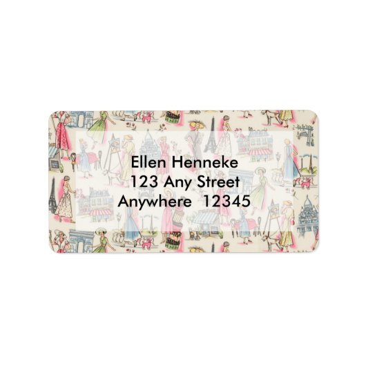 Étiquette Une journée à Paris (Devant)