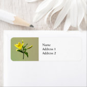 Étiquette Une Lys Jaune (En situation)