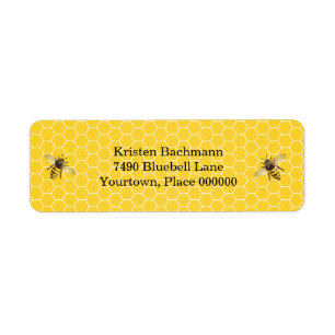 Étiquette Une mère d'abeille à être Baby shower
