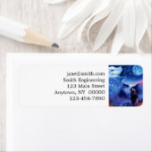 Étiquette Une meute de loups une nuit noire (En situation)