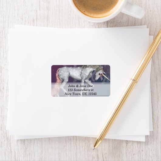 Étiquette Unicorne (En situation)