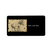 Étiquette Unicorne (Devant)