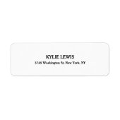 Étiquette Unique Special Classical Retro Style Professionnel (Devant)