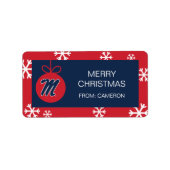 Étiquette Université du Mississippi | Script M (Devant)