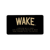 Étiquette Université Wake Forest | Arche de réveil (Devant)