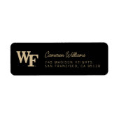 Étiquette Université Wake Forest | WF (Devant)