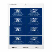 Étiquette UNK Lopers Diplômé (Feuille entière)