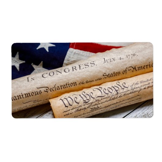 Étiquette US Founding Documents (Devant)