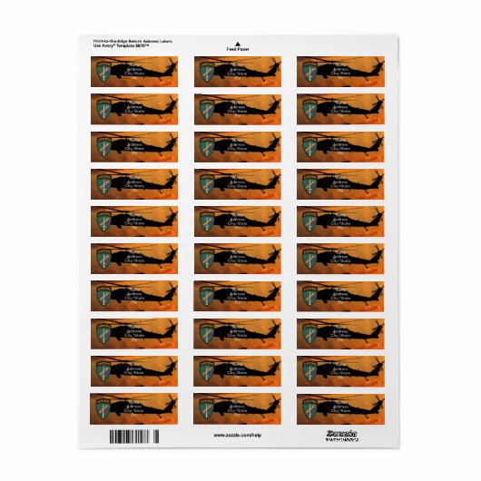 Étiquette USACAPOC(A) PSYOP USARC patch opérations spéciales (Feuille entière)
