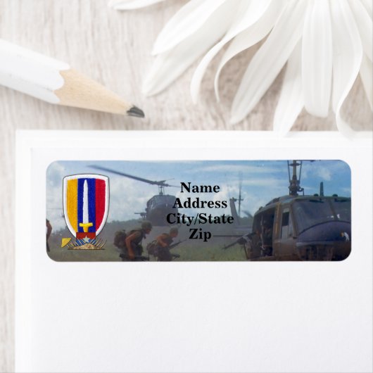 Étiquette USARV Vietnam Vietnam Anciens combattants patch (En situation)