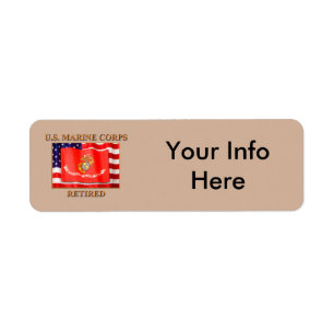 Étiquette Usmc retiré