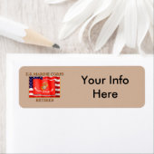 Étiquette USMC retraité (En situation)