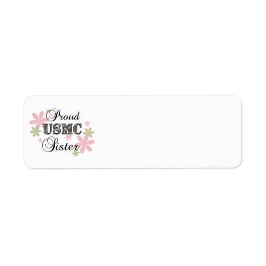 Étiquette USMC Sister [fl camo] (Devant)