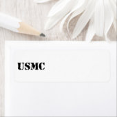 Étiquette USMC [texte du gabarit] (En situation)