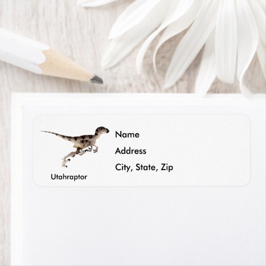 Étiquette Utahraptor (En situation)