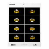 Étiquette Utilisateurs Fiers De La Bière (Feuille entière)