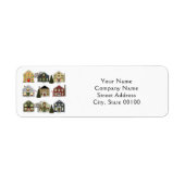 Étiquette Vacances de Noël de Realtor (Devant)