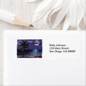 Étiquette Vacances de Noël Ocean Moon (En situation)