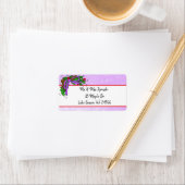 Étiquette Vacances de Noël Pine pourpre Cone (En situation)