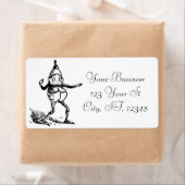 Étiquette Vacances d'hiver Elf Gnome Thunder_Cove (En situation)