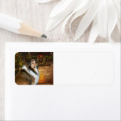 Étiquette Vacances "Grace Sheltie (En situation)